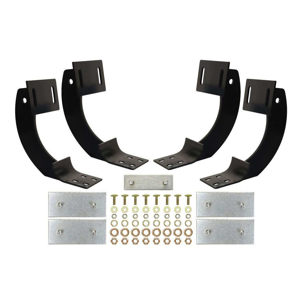 Westin 22-1045 Premier Oval Nerf Step Bar Mount Kit; For Super Cab;
