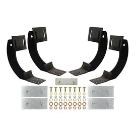 Westin 22-1045 Premier Oval Nerf Step Bar Mount Kit; For Super Cab;