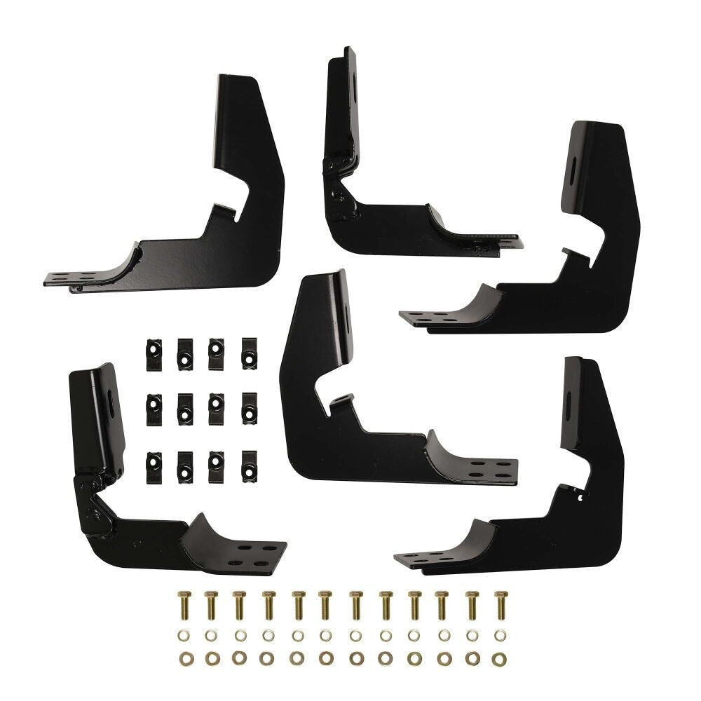 Westin 22-2015 Premier Oval Nerf Step Bar Mount Kit; Rocker Mount; For Double Cab;
