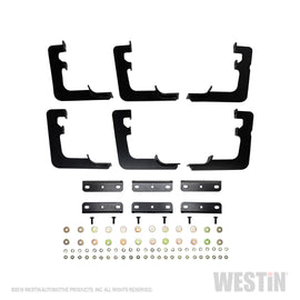 Westin 22-2245 Premier Oval Nerf Step Bar Mount Kit; For Quad Cab;