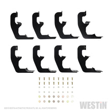 Load image into Gallery viewer, Westin 22-2255 Premier Oval Nerf Step Bar Mount Kit; Black; For Double Cab;