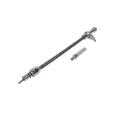 B&M 22165 Auto Transmission Dipstick & Tube - Billet Aluminum/Stainless Steel Braided