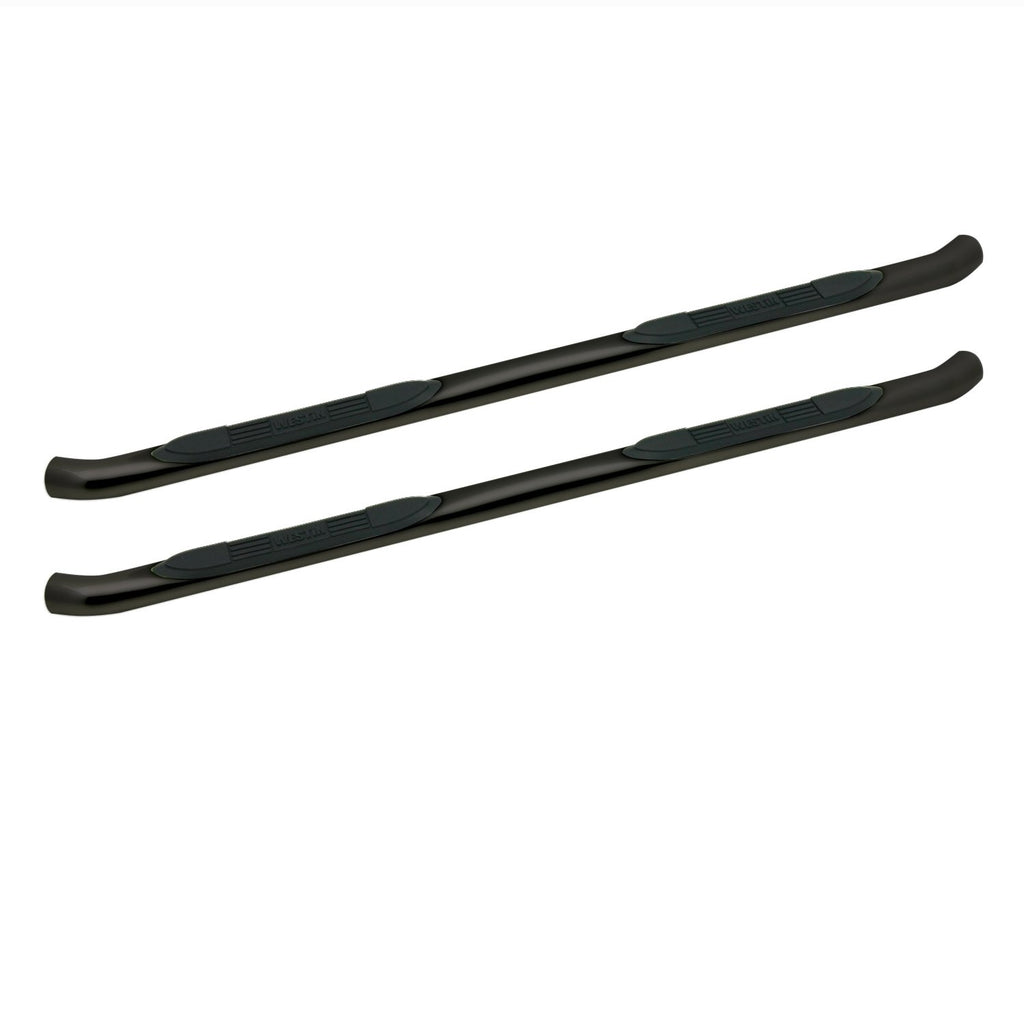 Westin 23-3835 E-Series 3 Round Nerf Step Bars; Black; Steel; Mount Kit Included; Rocker Mount;