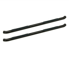 Westin 23-3835 E-Series 3 Round Nerf Step Bars; Black; Steel; Mount Kit Included; Rocker Mount;