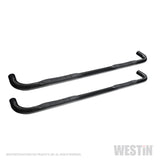 Westin 23-4135 E-Series 3 Round Nerf Step Bars; Black;