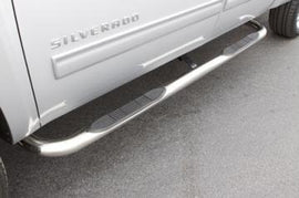 Lund 23047423 3 In Round Bent Nerf Bars; Steel; Black