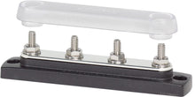 Load image into Gallery viewer, BLUE SEA 2307-BSS BUSBAR 4 X 1/4IN-20 COMMON BUS W/CV