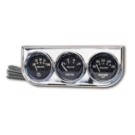 AutoMeter 2349 GAUGE CONSOLE,OILP/WTMP/VOLT,2