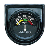AutoMeter 2355 Traditional incandescent lighting illuminates around the perimeter of the dial