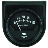 AutoMeter 2360 GAUGE CONSOLE, OIL PRESS, 2