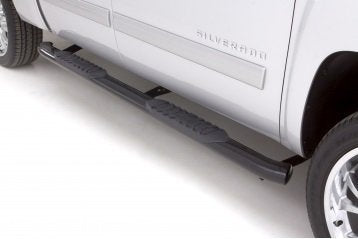 Lund 23889008 5 In Oval Curved Nerf Bars; Steel; Black