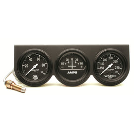 AutoMeter 2394 GAUGE CONSOLE,OILP/WTMP/AMP,2 5/8