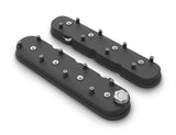 Holley 241-112 Tall LS Valve Covers w/ Coil Mounting Posts, Cast Aluminum - Satin Black Finish