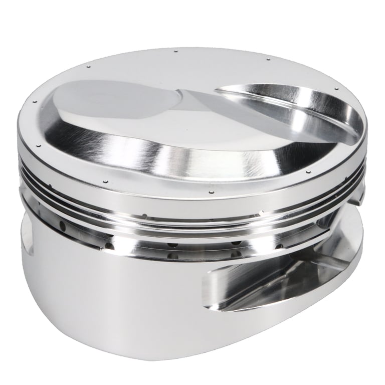 JE Pistons 243322 Piston Set, 2618, Dome, 4.610 Bore, 1.120 CD, 0.990 Pin, Set of 8.