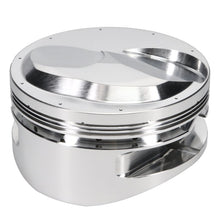 Load image into Gallery viewer, JE Pistons 243322 Piston Set, 2618, Dome, 4.610 Bore, 1.120 CD, 0.990 Pin, Set of 8.
