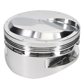 JE Pistons 243322 Piston Set, 2618, Dome, 4.610 Bore, 1.120 CD, 0.990 Pin, Set of 8.