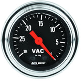 AutoMeter 2484 Traditional incandescent lighting illuminates around the perimeter of the dial