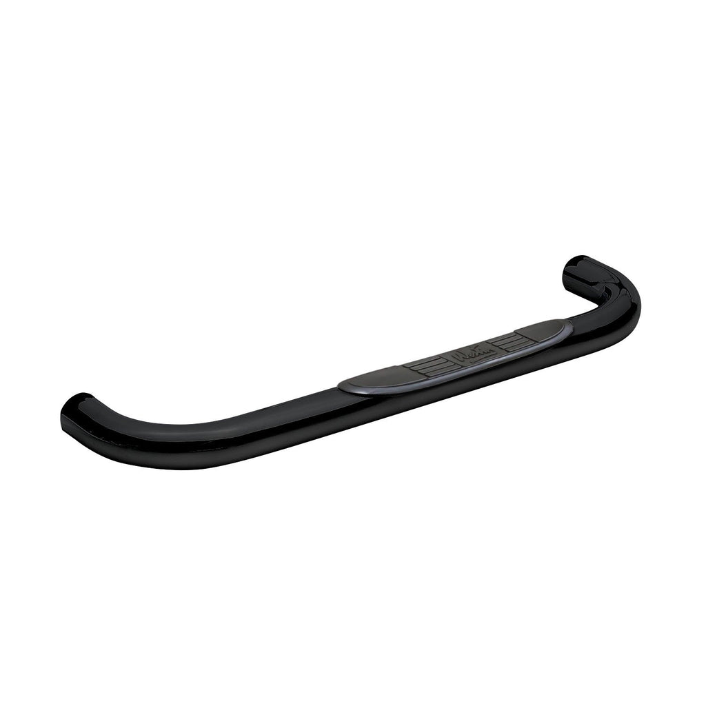 Westin 25-0505 Signature 3 Round Step Bar; Single Step Pad; Black; Steel; Mount Kit Included;