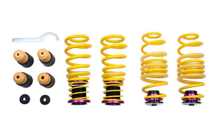 KW 25371045 Height adjustable lowering springs for use with or without electronic dampers