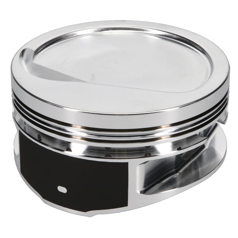 JE Pistons 257944 Piston Set, 2618, Inv Dome/Dish, 4.560 Bore, 1.270 CD, 0.990 Pin, Set of 8.