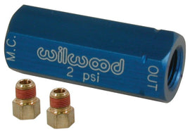 WILWOOD 260-13783 KIT RPV 2LB INL BLU W/FITTING KIT