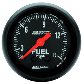 AutoMeter 2603 Traditional incandescent lighting illuminates around the perimeter of the dial