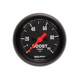 AutoMeter 2618 Traditional incandescent lighting illuminates around the perimeter of the dial