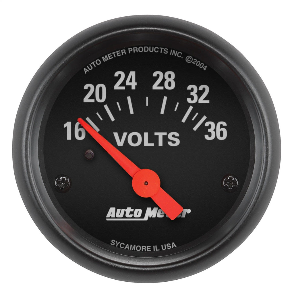 AutoMeter 2651 Traditional incandescent lighting illuminates around the perimeter of the dial