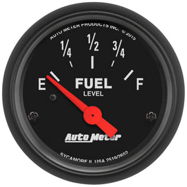 AutoMeter 2652 GAUGE, FUEL LEVEL, 2 1/16