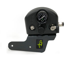 Up Down Air 269-0717 Jeep JK Tire Inflator System 4 Tire For 07-18 Wrangler JK 2/4 Door W/Engine Mount With Box, Fittings, Hoses and Storage Bag Black UP Down Air