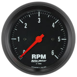 AutoMeter 2695 Traditional incandescent lighting illuminates around the perimeter of the dial