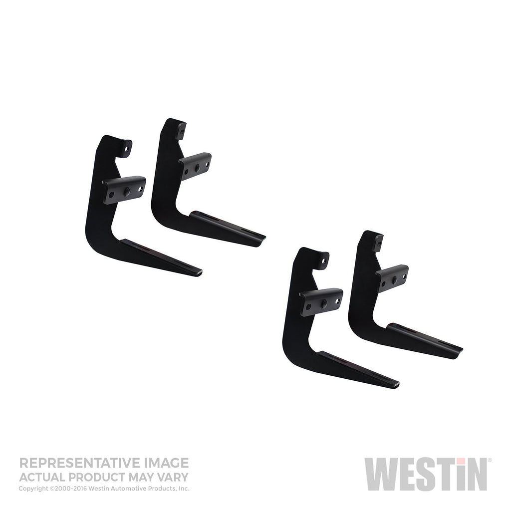 Westin 27-1345 Running Board Mount Kit; Black Finish;