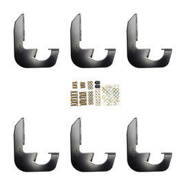 Westin 27-2205 Running Board Mount Kit; Black Finish; For Double Cab;