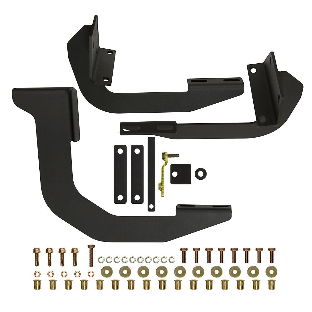 Westin 27-2305 Running Board Mount Kit; Black; For Single 54 in. Passenger Sliding Door;
