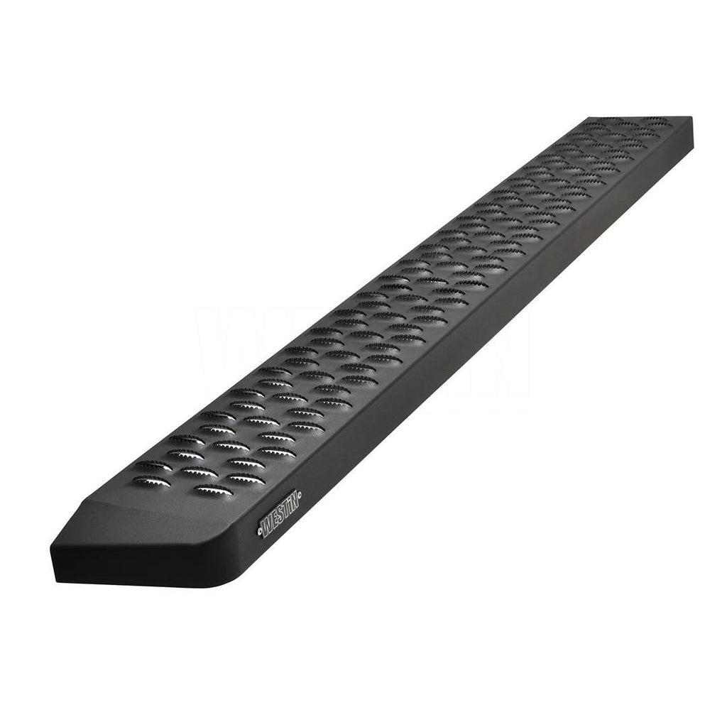 Westin 27-81015 Grate Steps Running Boards; Textured Black; Single 54 in. Passenger Sliding;