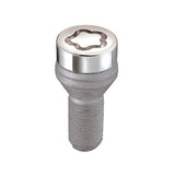 McGard 27015 Chrome Bolt Style Cone Seat Wheel Lock Set (M12 x 1.5)- Set of 4 Locks and 1 Key