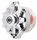Powermaster Performance 27294 Alternator; 12si; 100 Amp; 75 Idle; 1V; OE Look; Polished;