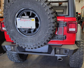Go Rhino 274120T Trailline Rear Full Width Bumper for Jeep Wrangler JL