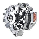 Powermaster Performance 279261 Alternator; CS121; Offset Right; 100 Amp; 60 Idle; 1V Pulley; Polished;