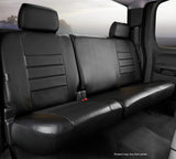 FIA SL62-16BLKBLK SL60 Series - Leatherlite Simulated Leather Custom Fit Rear Seat Cover- Black