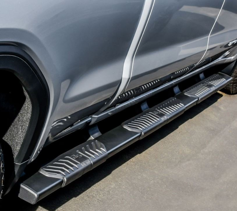Westin 28-5234775 R5 M-Series Wheel-To-Wheel Nerf Step Bars XD; Textured Black; Steel;