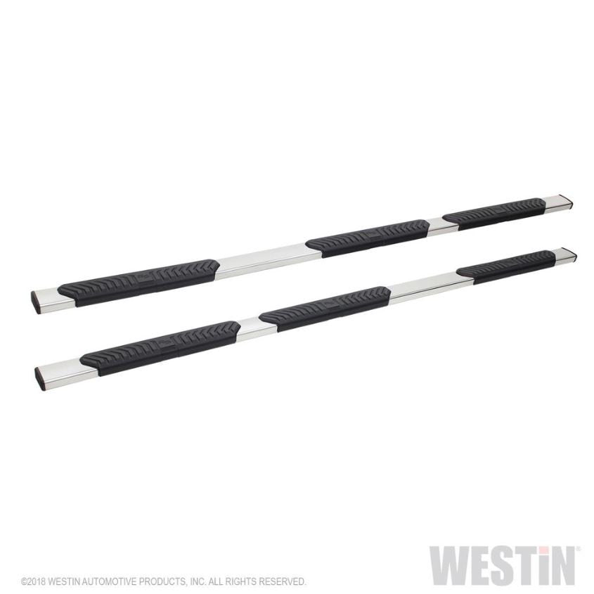 Westin 28-534780 R5 M-Series Wheel-to-Wheel Nerf Step Bars; Polished; Stainless Steel;