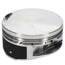 JE Pistons 280263 Piston Set, 2618, Flat Top, 4.600 Bore, 1.120 CD, 0.990 Pin, Set of 8.