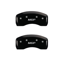 Load image into Gallery viewer, MGP Caliper Covers 28171SMGPBK Set of 4: Black finish, Silver MGP
