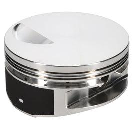 JE Pistons 281959 Piston Set, 2618, Flat Top, 4.600 Bore, 1.120 CD, 0.990 Pin, Set of 8.