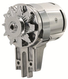 Powermaster Performance 282026 PowerGEN Alternator; Polished; Strap Mount; 60 Amp; 6V Positive Ground;