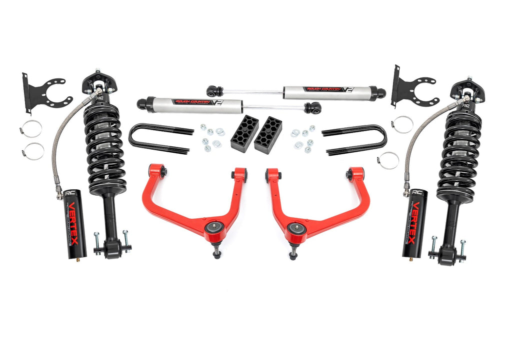 3.5 Inch Lift Kit | Vertex/V2 | Rear Mono Leaf | Chevy Silverado 1500 (25-26)
