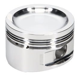 JE Pistons 295751 Piston Set, 2618, Inv Dome/Dish, 2.874 Bore, 1.028 CD, 0.708 Pin Dia, Set of 4.