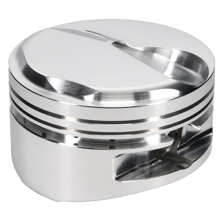 JE Pistons 296988 Piston Set, 2618, Dome, 4.500 Bore, 1.270 CD, 0.990 Pin, Set of 8.