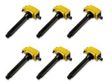 Superchips 4445-CP6 Jeep/Ram/Dodge 6 piece Yellow Ignition Coil kit